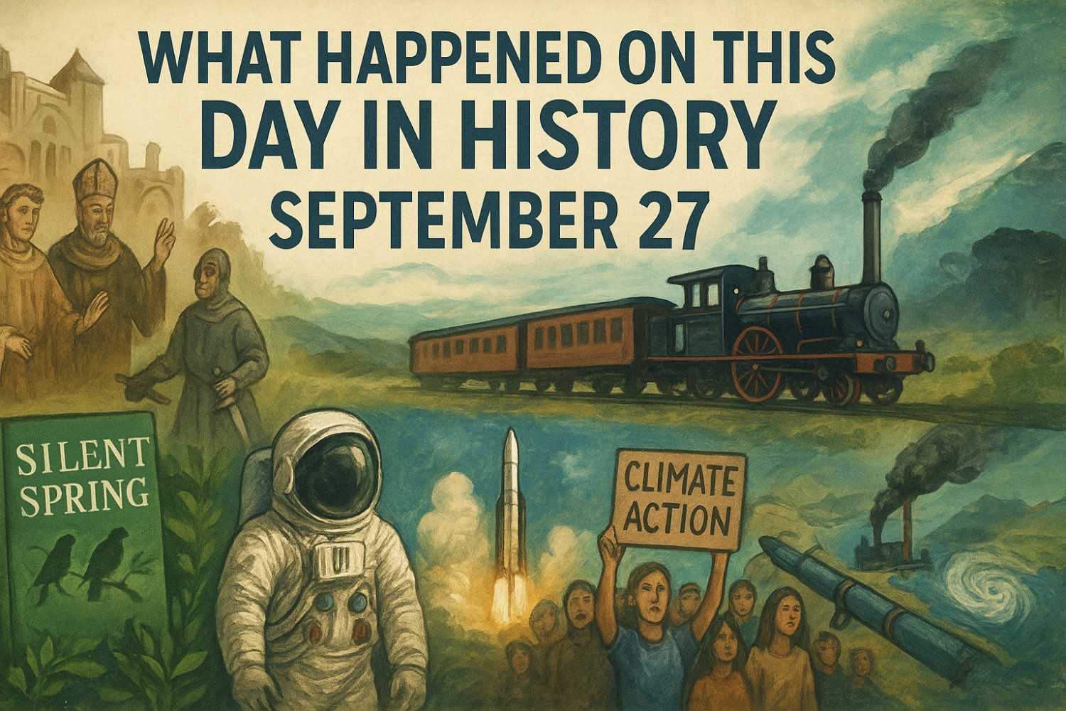 What happened on this day in history September 27 — concise, publication-ready rundowns of battles, discoveries, disasters and cultural milestones from 1066 to the present.