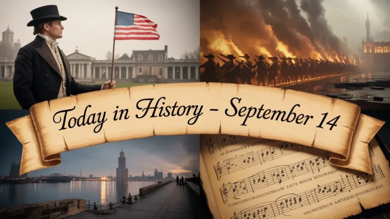 Today in History — September 14 blends imperial successions, battlefield turning points, cultural firsts, and modern scientific milestones.