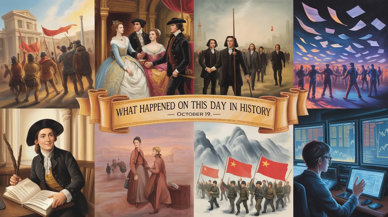 From Roman victories to modern upheavals, What happened on this day in history October 19 reveals key moments that shaped politics, science and culture.