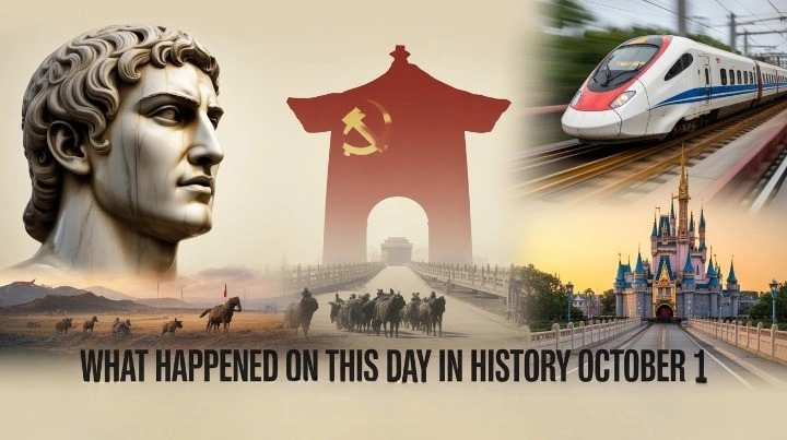 Discover pivotal battles, landmark laws, tech breakthroughs and national milestones — What happened on this day in history October 1 and how those events still shape our world.