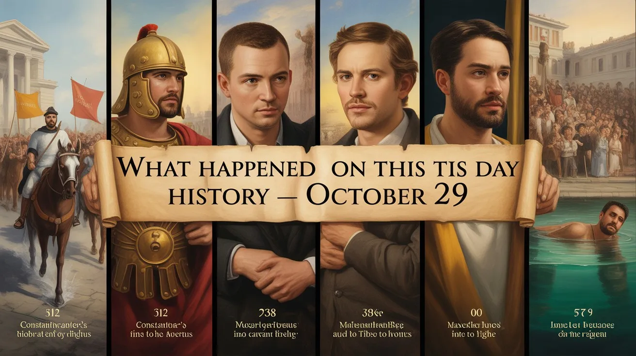 Quick, readable highlights of upheavals and milestones: What happened on this day in history October 29 collects decisive battles, civic ceremonies and scientific firsts that shifted nations and everyday life.