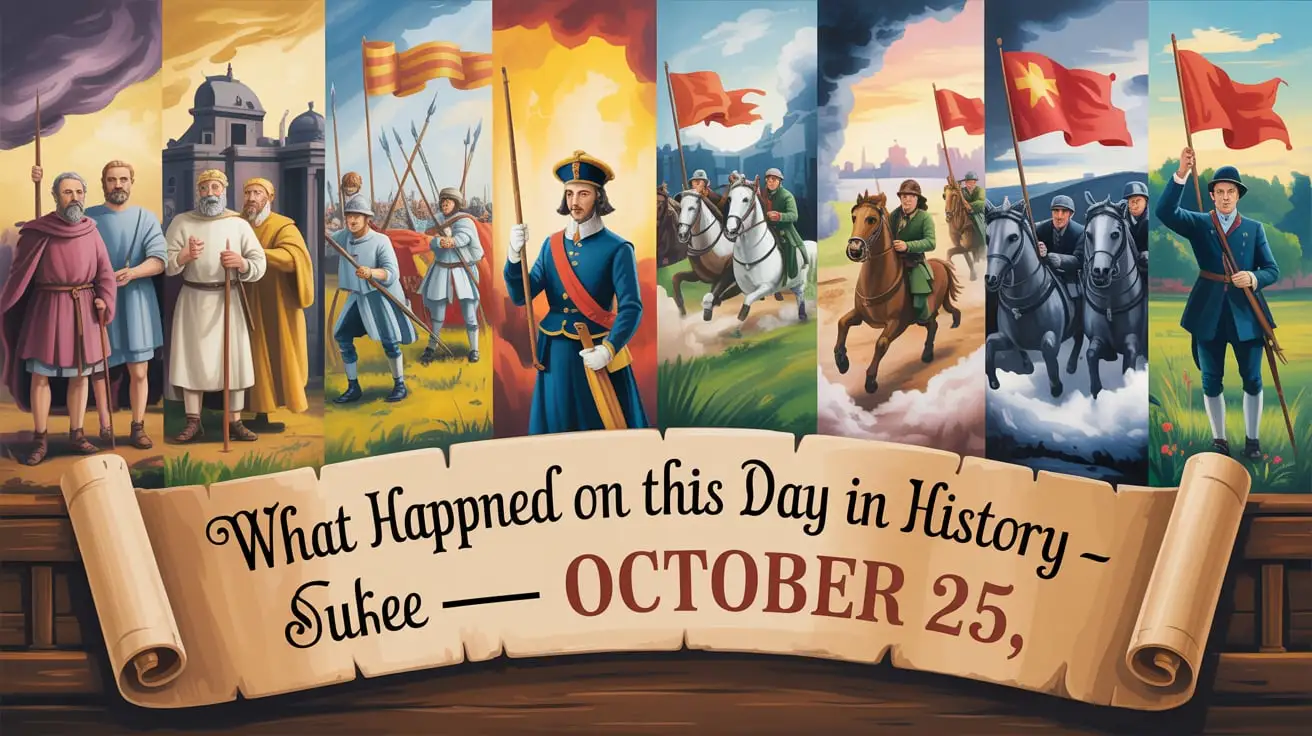 From Agincourt and Lisbon to volcanic eruptions and digital rollouts — What happened on this day in history October 25 highlights events that left lasting marks on regions and institutions.