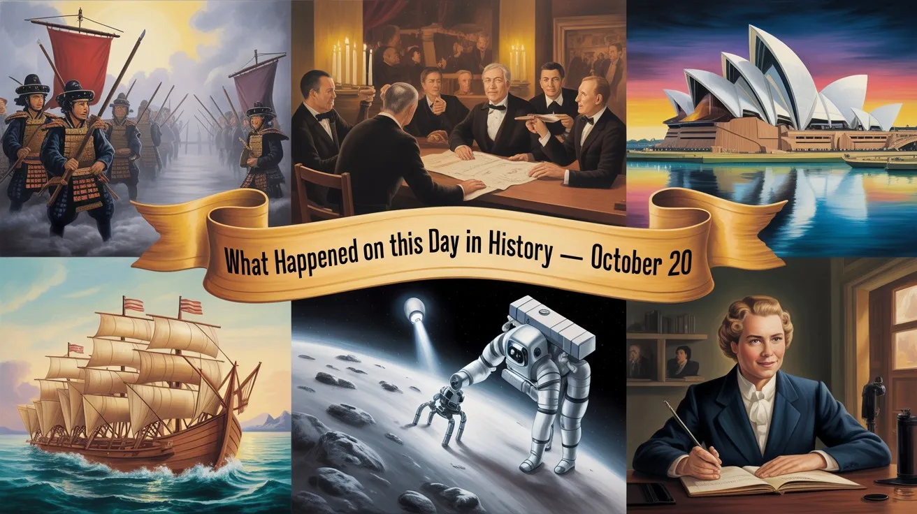 Battles, treaties, cultural breakthroughs and global observances all meet on this remarkable date. The story of what happened on this day in history October 20 traces humanity’s enduring quest for freedom, knowledge and connection across centuries.