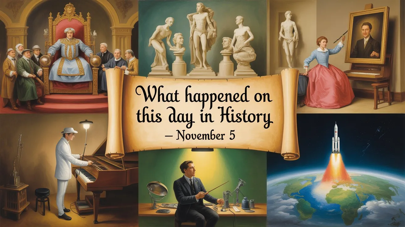 From royal reigns to modern achievements, what happened on this day in history November 5 reflects turning points in politics, science, and culture across generations.