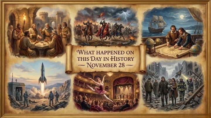From Magellan’s Pacific passage to modern scientific milestones, a compact list of moments that shaped nations — What happened on this day in history November 28.