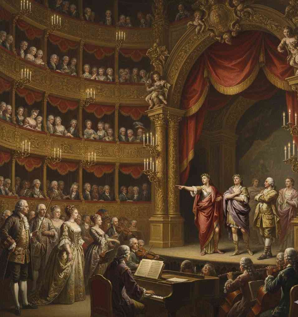 A richly detailed historical illustration set in early-18th-century Venice, 1709.