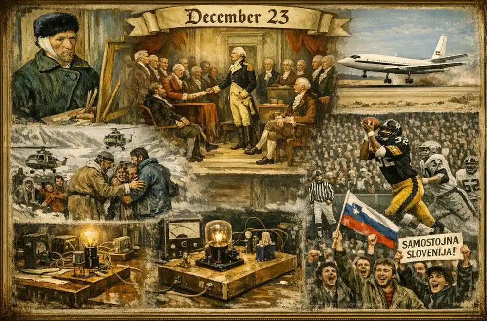 The Andes survivors were found and the Federal Reserve was born; learn what happened on this day in history December 23 through this comprehensive look at the past.
