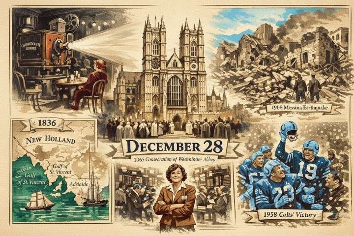Analyze the pivotal moments of what happened on this day in history December 28, from the resignation of a U.S. Vice President to the first woman elected to the British House of Commons.