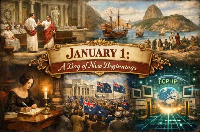 Every major revolution and calendar change is here; read about what happened on this day in history January 1 to understand how our modern world began.