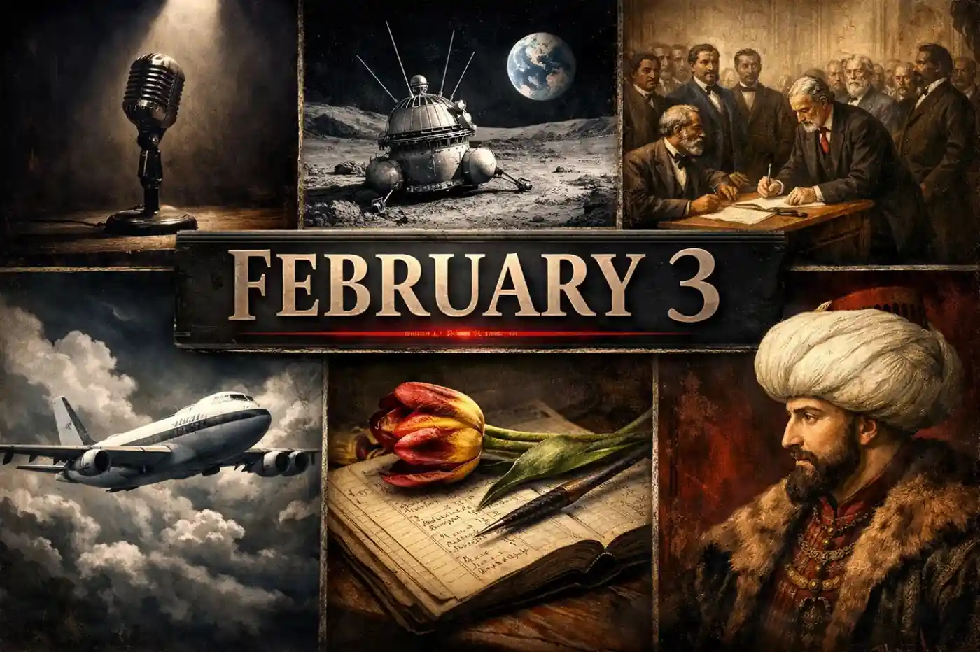 Examine the economic and political shifts that define what happened on this day in history February 3, including the collapse of Tulip Mania and the founding of the Vietnamese Communist Party.