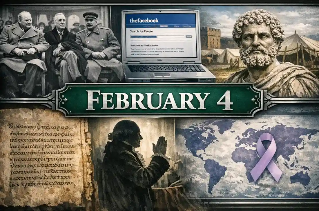 Trace the path of global diplomacy and human rights to understand what happened on this day in history February 4, featuring the Yalta Conference and the abolition of slavery in France.