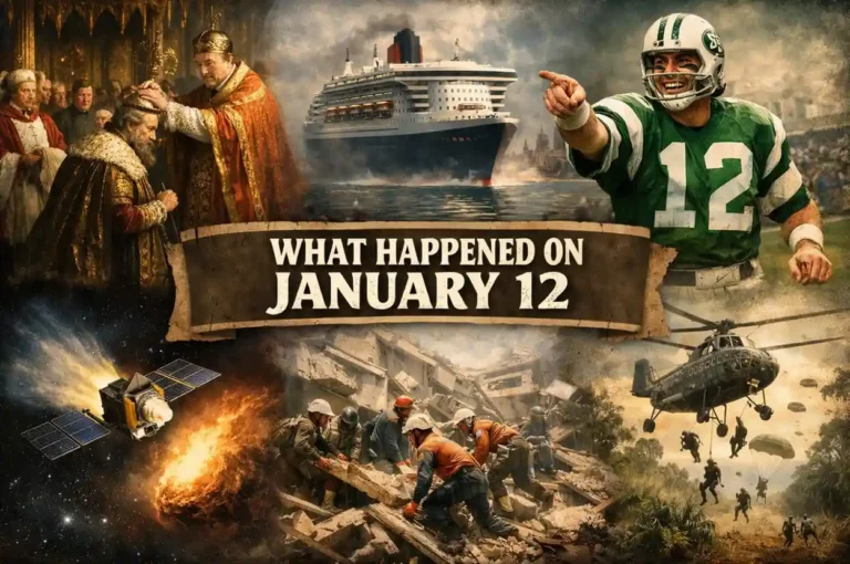 See the timeline of events to discover what happened on this day in history January 12 from the Haiti earthquake to Super Bowl III.