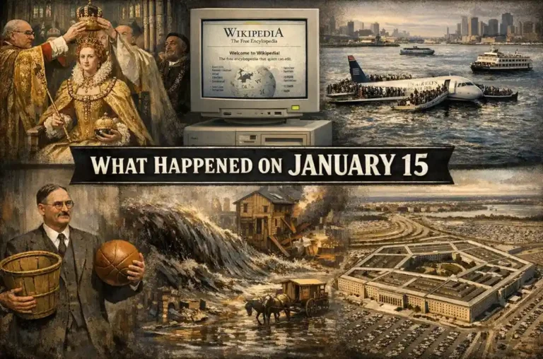 Discover the full timeline of events to see what happened on this day in history January 15 from Wikipedia's launch to the First Super Bowl.