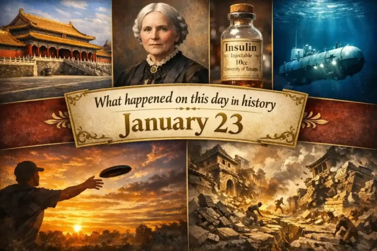 Discover the medical and scientific breakthroughs that define what happened on this day in history January 23, including the first successful insulin treatment.