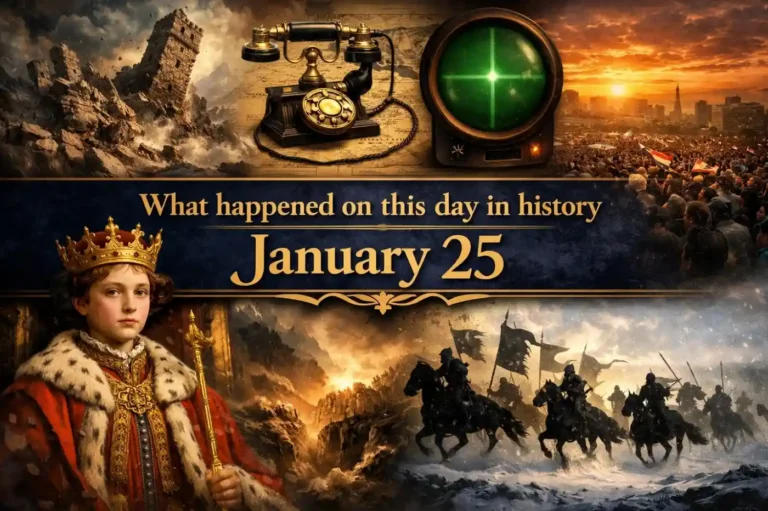 From Henry VIII's secret marriage to a nuclear close call in Russia, check out what happened on this day in history January 25 in our latest guide.
