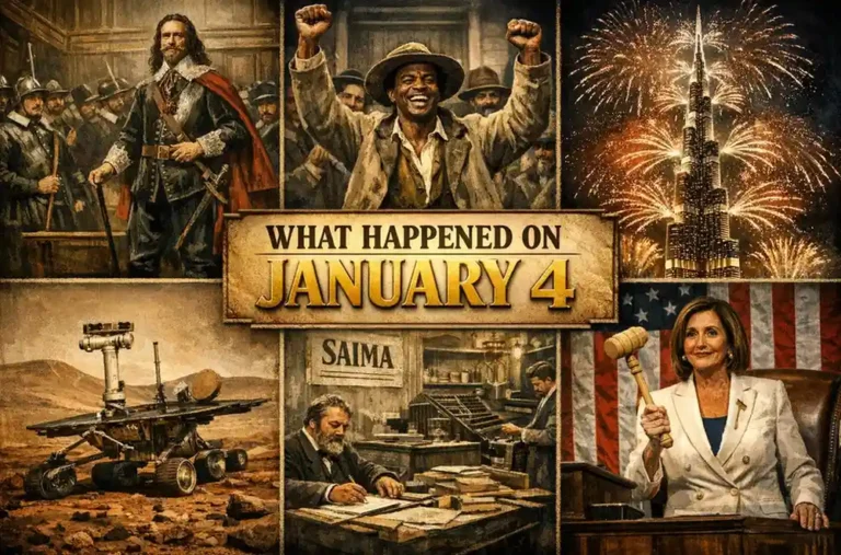 From the arrest attempt of King Charles I to the landing of the Spirit rover, see what happened on this day in history January 4 right here.