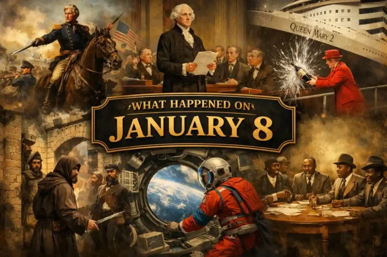 From the national debt hitting zero to the first State of the Union, find what happened on this day in history January 8 here.