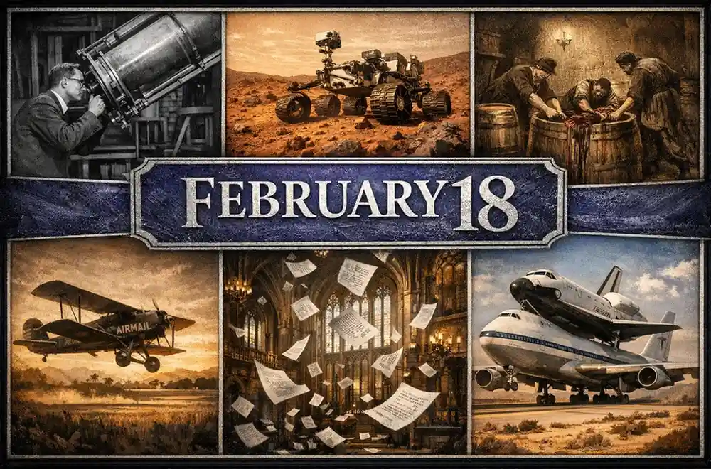 Witness the tragic conflicts and heroic resistance of what happened on this day in history February 18, including the White Rose arrests and the independence of The Gambia.