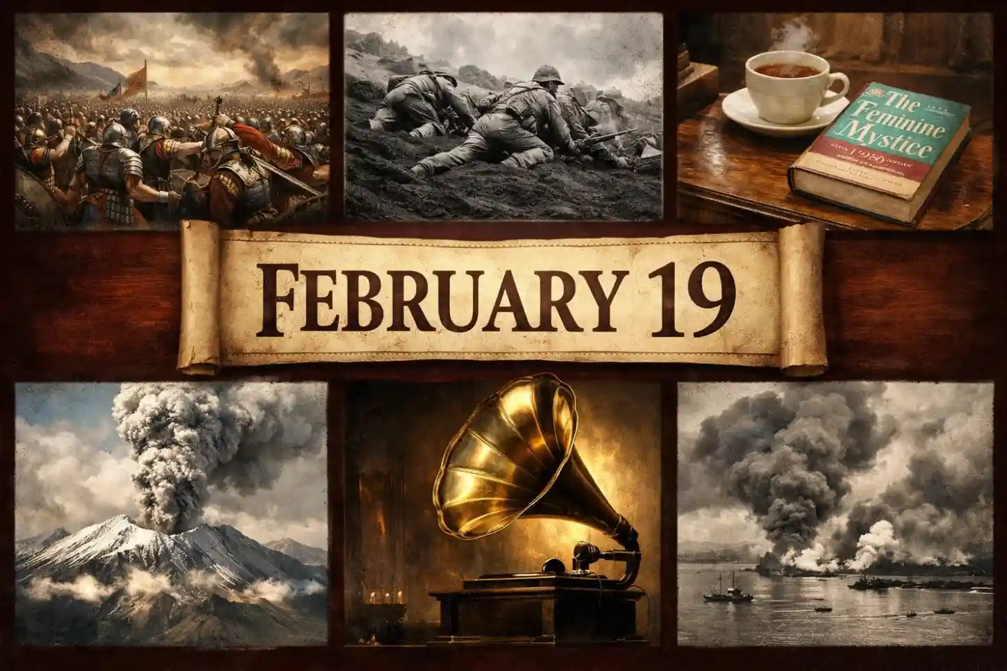 Witness the tragic conflicts and legal milestones of what happened on this day in history February 19, including the internment of Japanese Americans and the shortest presidency ever.