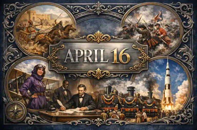 Examine the 1862 abolition of slavery in the nation’s capital and the 1945 liberation of Colditz Castle on this day in history April 16, marking major gains for human freedom.
