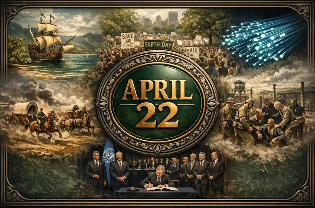 Discover the significance of the 1889 Oklahoma Land Rush and the 2016 Paris Agreement on what happened on this day in history April 22 in this overview.