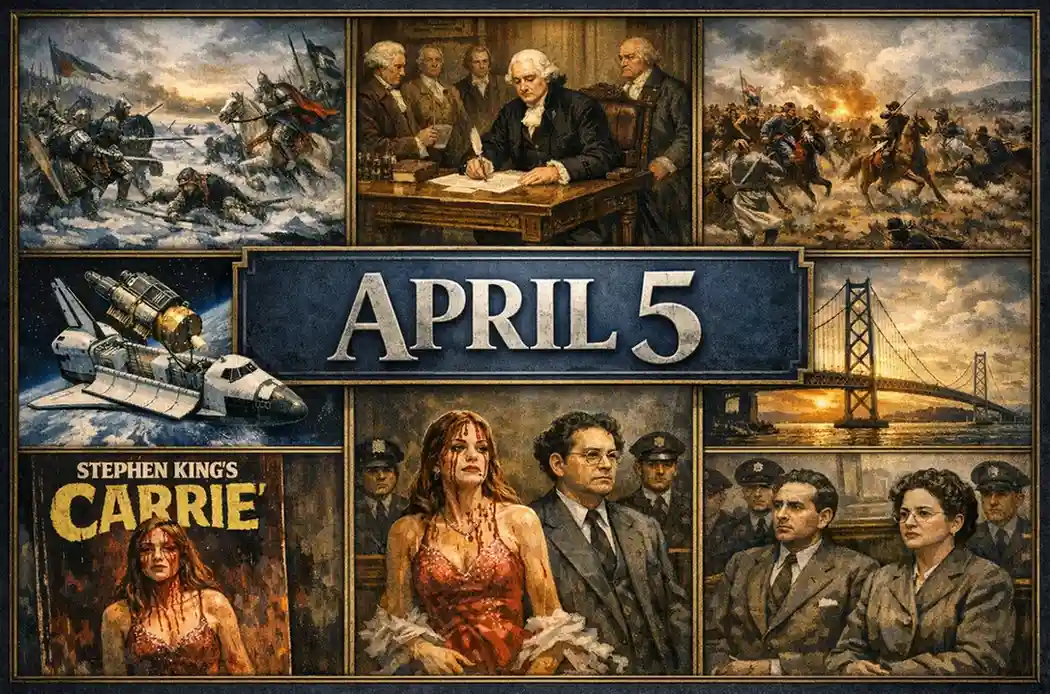 Examine the decisive independence of Chile and the launch of the Compton Observatory on what happened on this day in history April 5, marking significant global transitions.