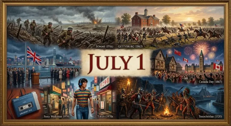Track how the map changed from old empires to modern states on This Day in history july 1 with a complete breakdown of global clashes and political shifts.