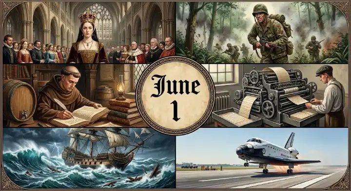 Track legendary battles and shocking modern disasters on This Day in History June 1 where empires crumbled and the global news cycle changed for good.