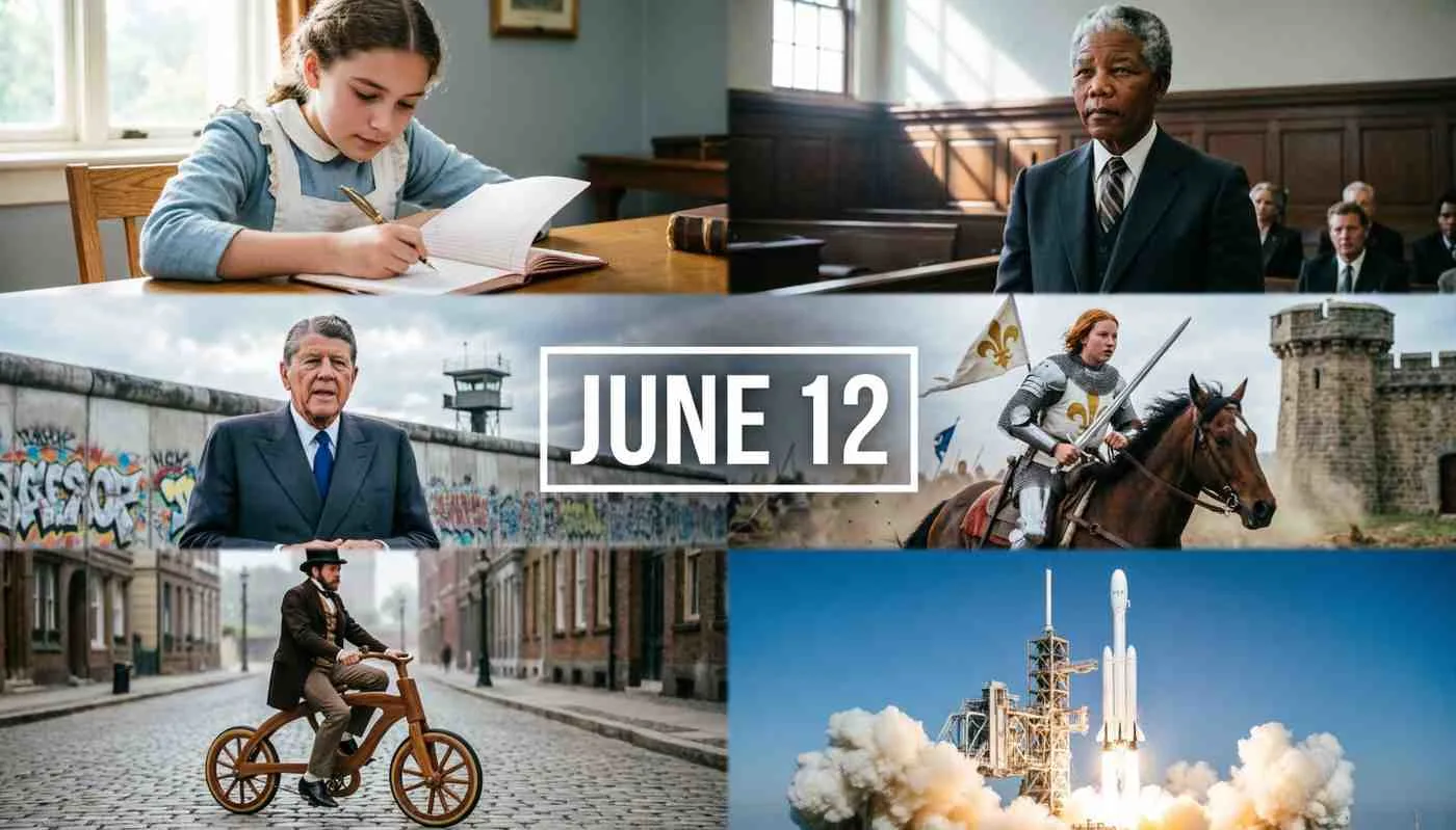 Find out what happened on this day in history June 12, featuring Ronald Reagan's Berlin Wall speech and the historic Loving v. Virginia ruling.
