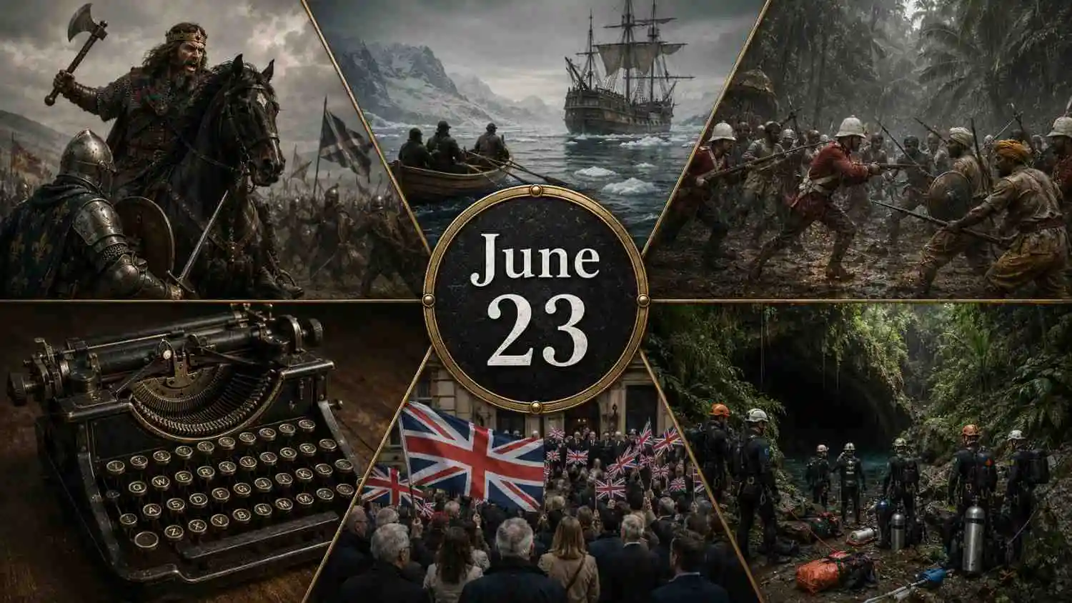 Track the major events of this day in history June 23 featuring Alan Turing's birth and the space station processing facility opening.