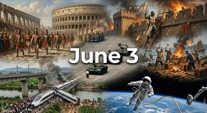 From the fall of Antioch to Gemini 4, read what happened on This Day in History June 3 when tanks entered Tiananmen Square and changed modern world politics.