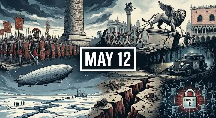 What happened on this day in history May 12 Read gripping stories of the Sichuan earthquake, Napoleon's conquests, and essential May 12 in history facts.