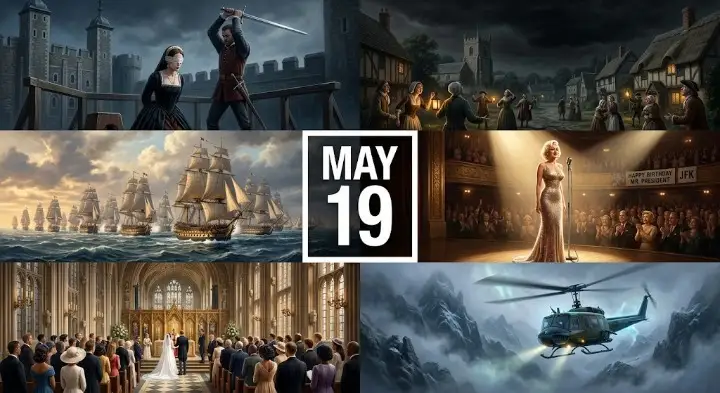 Read about the shocking execution of Anne Boleyn and the mysterious Dark Day. We unpack what happened on this day in history May 19 for real history fans.