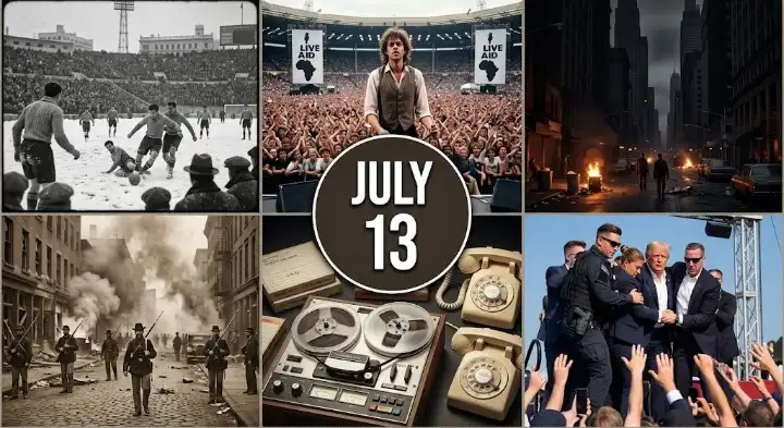 On this day in history July 13, a chaotic 24-hour blackout sparked widespread looting across New York City as the local power grid collapsed.
