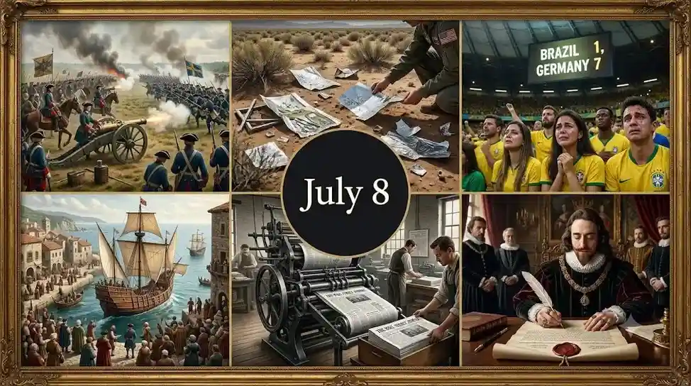 Read about the tragic 2022 Shinzo Abe shooting and look at how this day in history july 8 shaped modern life through the launch of the Wall Street Journal.