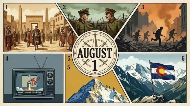 The Warsaw Uprising, Colorado statehood, and more happened on This Day in history August 1. Trace the complete timeline of world-shaping historic milestones.